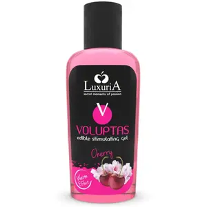 Luxuria Voluptas Gel de Massage Comestible Effet Réchauffant Cerise 10... pas cher