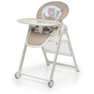 Foppapedretti Chaise haute Misterchef, enfant de 0 à 3 ans (jusqu'à 15 kg), assise/repose-pieds/doss réglable, panier porte-objets, stable, avec rembourrage lavable, aughVendu paramazon