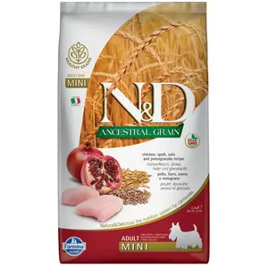 Comparateur de prix : Farmina Nourriture Pour Chiens Adultes Mini Poulet Et Grenade 7kg