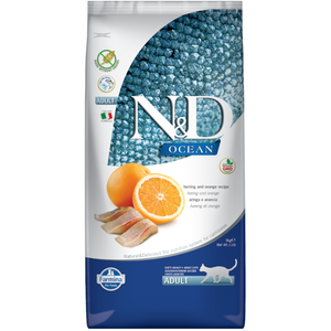 Farmina Pet Food N&D Ocean Cat Herring and Orange Adult 5KGVendu parzooplus