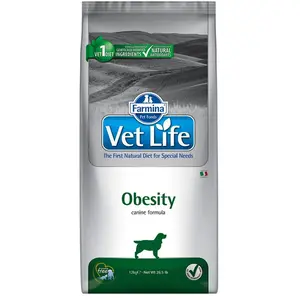 Lot Farmina Vet Life Dog 2 x 12 kg pour chien - Obesity pas cher