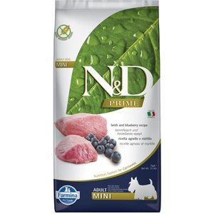 7kg Farmina N&D Grain Free Mini Lamb & Blueberry nourriture pour chien sècheVendu parzooplus
