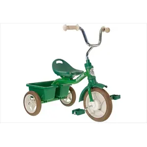 Italtrike - Tricycle en métal vert avec benne Transporter ItaltrikeVendu parcdiscount
