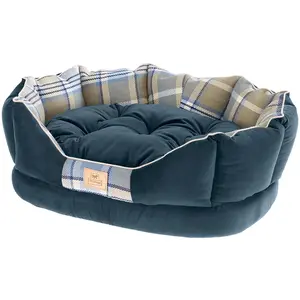 Comparateur de prix : Ferplast lit douillet Charles, bleu taille 70 chien