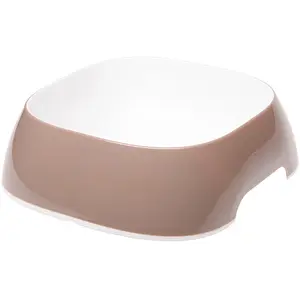 Comparateur de prix : Gamelle Ferplast Glam, taupe pour chien et chat - taille L : 1,2 L