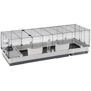 ferplast Cage Plaza 160 pour lapin et rongeur - L 162 x l 60 x H 50 cmVendu parzooplus
