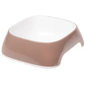 Comparateur de prix : Gamelle Ferplast Glam, taupe pour chien et chat - taille XS : 200 mL