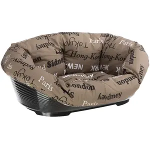 Corbeille Ferplast Siesta Deluxe avec housse Sofà Cities pour chien et chat - lot taille 8 : corbeille + housse + piedsVendu parzooplus