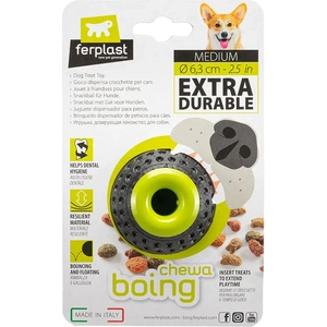 Comparateur de prix : Jouet pour chien à friandises Ferplast Chewa Boing Noir M 86622099