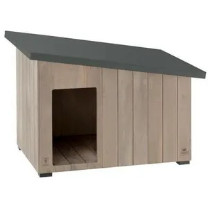 Comparateur de prix : Ferplast Argo 60 niche pour chien en bois de pin nordique l 57,5 x l 39 x h 46 cm