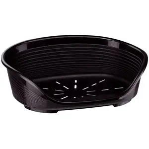 FERPLAST Panier pour chien plastique SIESTA Deluxe Taille 12 - 111x80,5x33,5 cm NoirVendu parzooplus