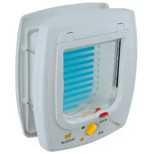 Comparateur de prix : Ferplast Chatière manuelle à 4 voies Swing 5T Blanc 72103011
