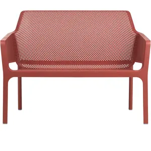 NARDI banc pour extérieur NET BENCH (Corail - Polypropylène PRV) pas cher