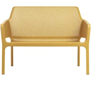 NARDI banc pour extérieur NET BENCH (Moutarde - Polypropylène PRV) pas cher
