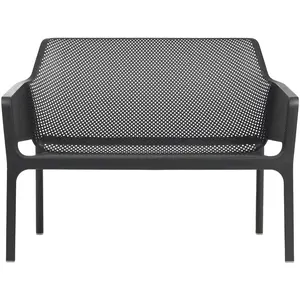 NARDI banc pour extérieur NET BENCH (Anthracite - Polypropylène PRV) pas cher