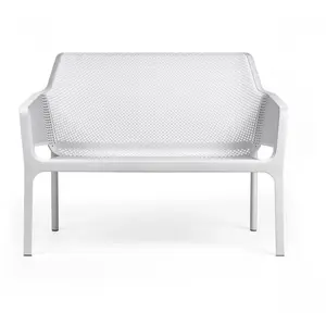 NARDI banc pour extérieur NET BENCH (Blanc - Polypropylène PRV) pas cher