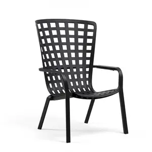 NARDI fauteuil pour l'extérieur FOLIO (Anthracite - Polypropylène PRV) pas cher