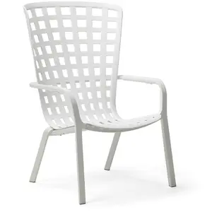NARDI fauteuil pour l'extérieur FOLIO (Blanc - Polypropylène PRV)