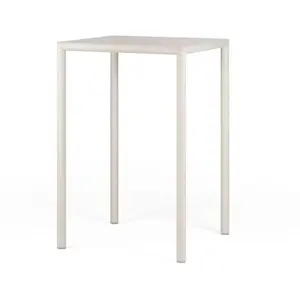 NARDI table carré pour extérieur PIAVE 70 HIGH cm (Corde - Piano Lamin...