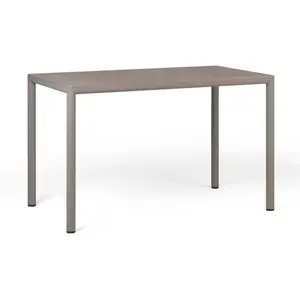 NARDI table rectangulaire pour extérieur PIAVE 120x70 cm (Gris tourter...