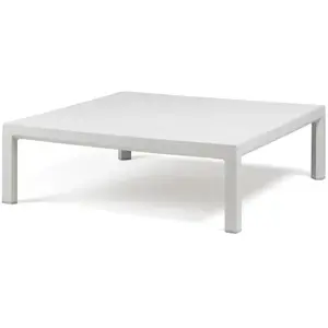 NARDI - Table basse Maximo - Blanc - Résine fibre de verre - Designer ...