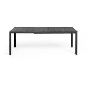 Table à rallonges Rio Alu 140 cm - anthracite Nardi