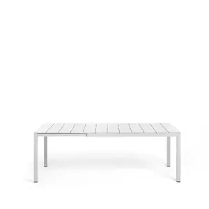 Table à rallonges Rio Alu 140 cm - bianco Nardi pas cher