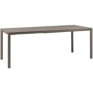 NARDI - Table rectangulaire Tevere - Beige - Résine de fibre de verre ...Vendu parmade-in-design