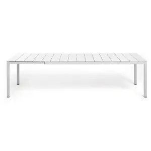 Table extensible Rio Alu 210 cm - bianco Nardi pas cher