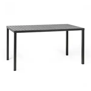 NARDI table rectangulaire pour extérieur CUBE 140x80 cm (Anthracite - ...