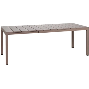 NARDI table pour extérieur RIO 140 EXTENSIBLE GARDEN COLLECTION (Gris ...