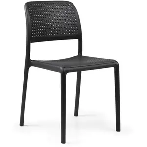 NARDI set de 4 chaises BORA BISTROT pour extérieur CONTRACT COLLECTION (Blanc - Polypropylène) pas cher
