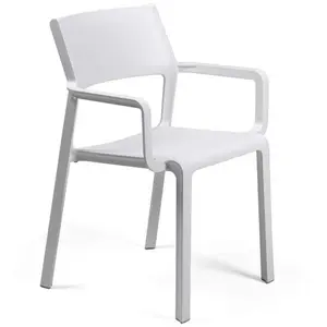 Chaise avec accoudoirs Trill - bianco Nardi pas cher