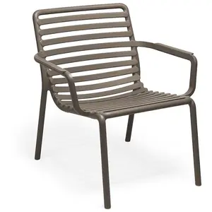 NARDI set de 2 fauteuils pour extérieur DOGA RELAX (Tabac - Polypropylène PRV) pas cher