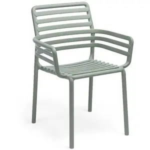 NARDI set de 2 fauteuils pour extérieur DOGA ARMCHAIR (Menthe - Polypropylène PRV) pas cher