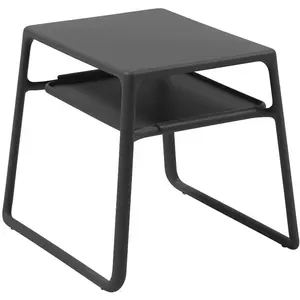 Brafab NARDI - Table d'appoint Pop - Noir - Résine de fibre de verre - Designer Raffaello Galiotto pas cher