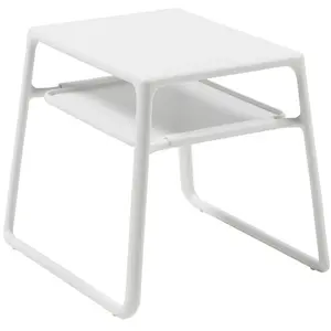 NARDI - Table d'appoint Pop - Blanc - Résine de fibre de verre - Desig... pas cher