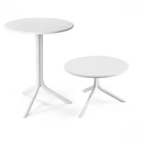 Nardi Table Ronde Pour L'extérieur Spritz (Blanc - Polypropylène Prv) pas cher