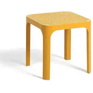 NARDI - Table d'appoint Net - Jaune - Résine de fibre de verre - Desig...