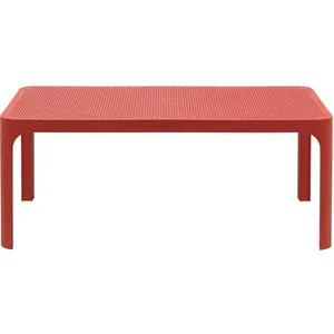 NARDI table basse pour extérieur NET (Corail - Polypropylène PRV) pas cher