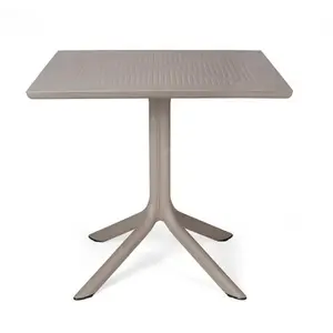 Table de bistro Clip  - tortora - 80 x 80 cm Nardi