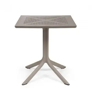 Table de bistro Clip  - tortora - 70 x 70 cm Nardi