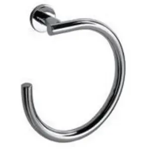 Inda - Porte-serviettes à anneau tactile en chrome poli pas cher