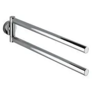 Inda - Porte-serviettes pivotant Touch chrome poli L.39 cm pas cher