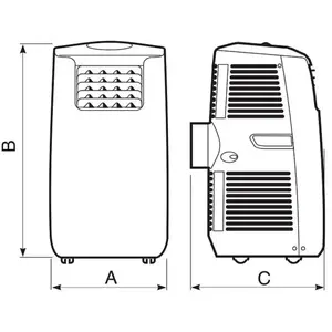 Vortice Climatiseur mobile monobloc 3200 W