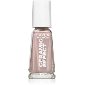 Layla Cosmetics Milano Céramique Effet Vernis à Ongles Silky Beige 10 ml