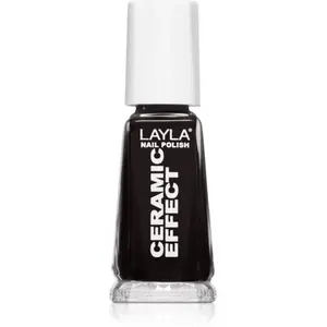 Layla Cosmetics - Ceramic Effect Vernis à ongles 10 ml Noir unisex pas cher
