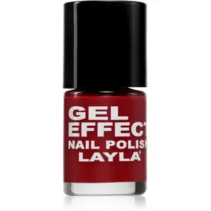 Layla Cosmetics Gel Effect vernis à ongles gel teinte N.06 Power Red 10 ml pas cher