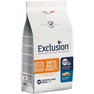 Exclusion Metabolic & Mobility porc, fibres Medium/Large pour chien - ... pas cher