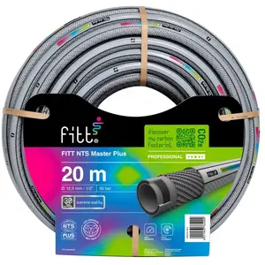 Fitt nts masterplus 1/2 (12,5 mm) 20 m - Tuyau d'Arrosage pour Les Jar...Vendu paramazon